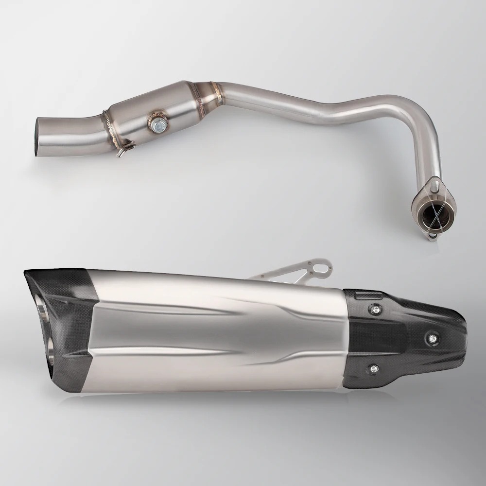 Complete Exhaust System for 2018-2020 Moto Motocross XMAX300 XMAX 300 XMAX250 Front Tube Modified Exhaust New Condition